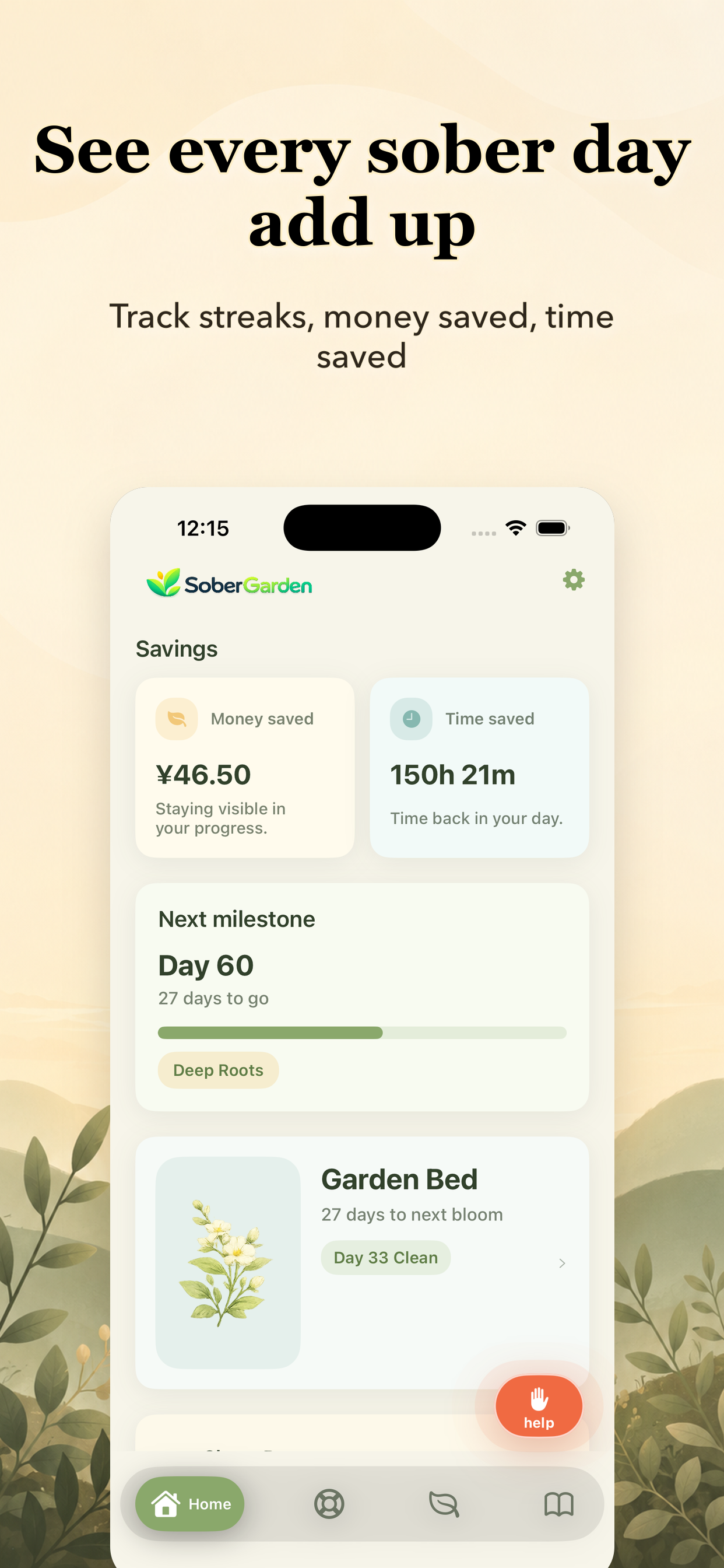Sober Garden: Quit Tracker screenshot 4