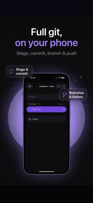 Nodeterm iPhone screenshot 6