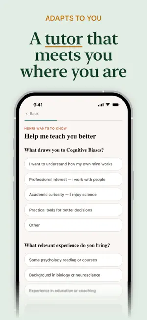 Henri: Personal AI Tutor screenshot 2