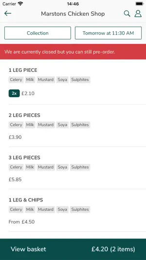 Marstons Chicken Shop screenshot 2