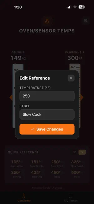 Oven Temp Converter screenshot 3