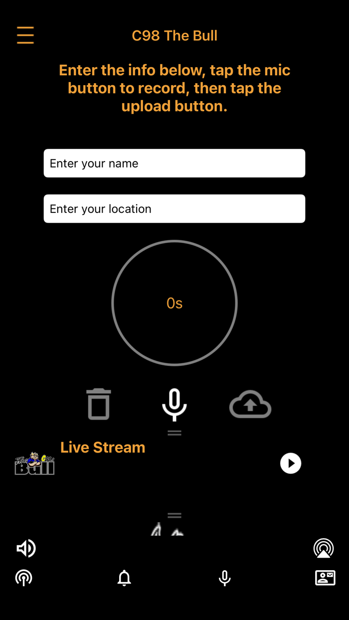 C98 The Bull WCEF-FM