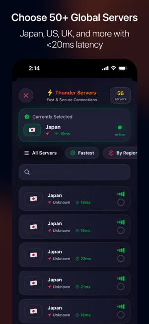 Thunder VPN - Proxy Unlimited screenshot 4