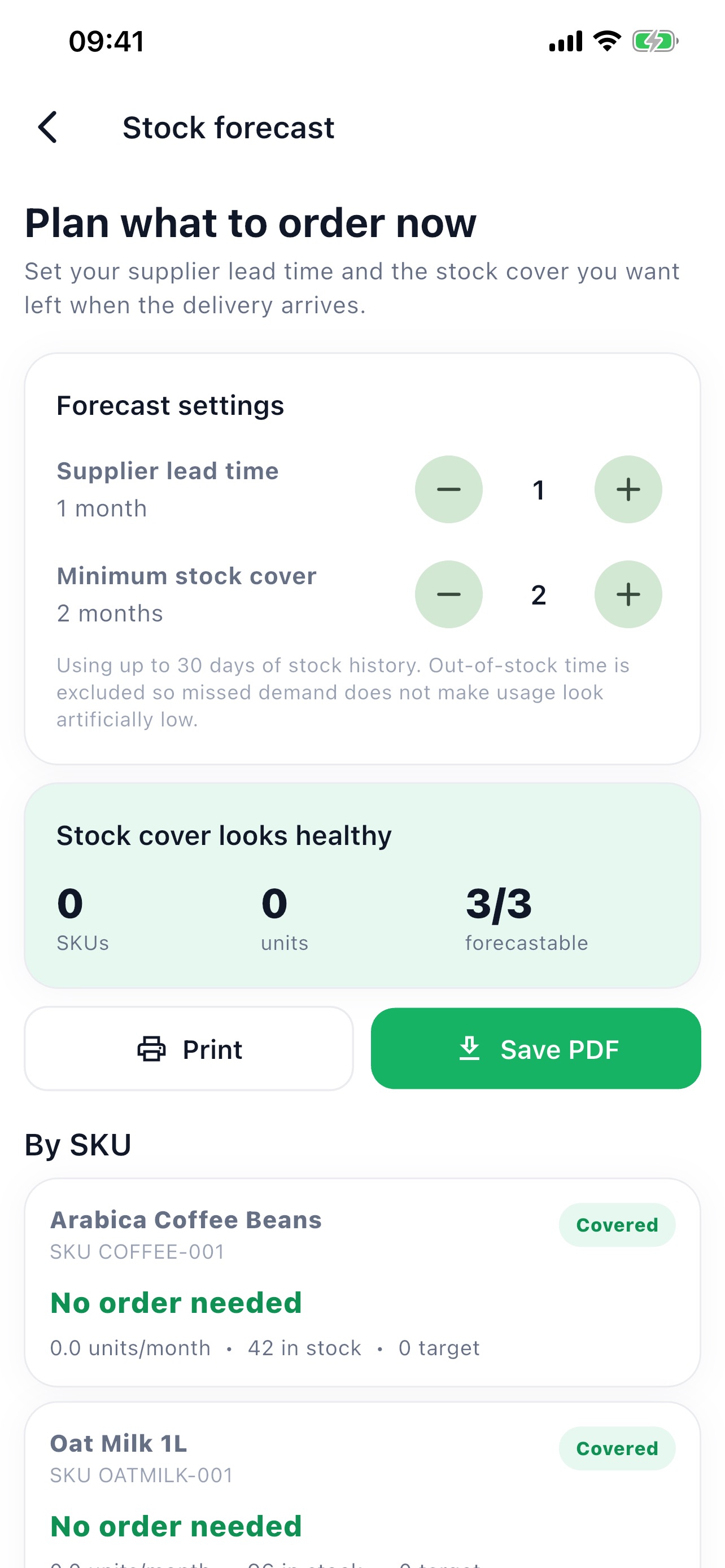 Screenshot 1 of Stoxa Inventory