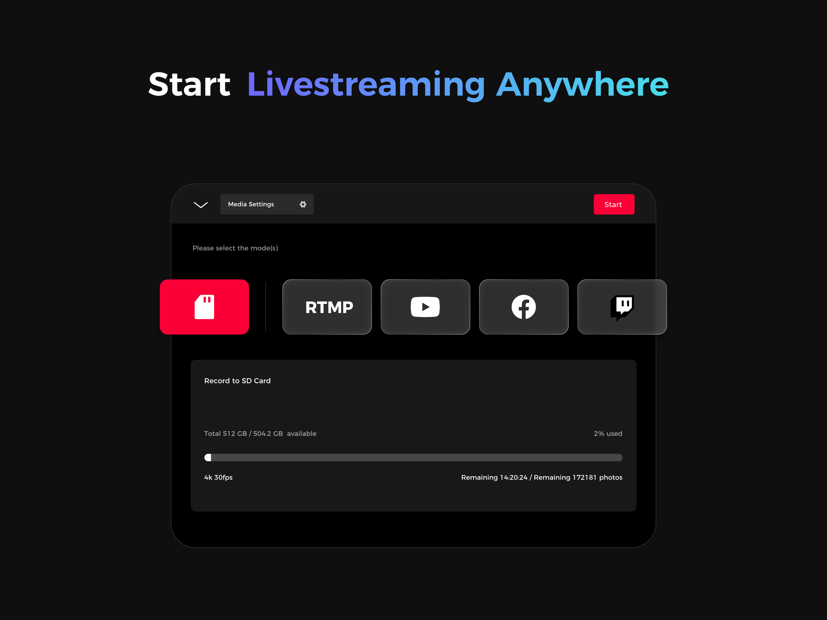 Obsbot Start