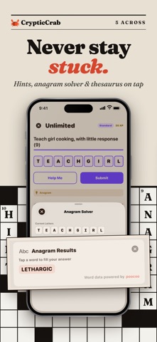 CrypticCrab Crossword Screenshot 5 of 8