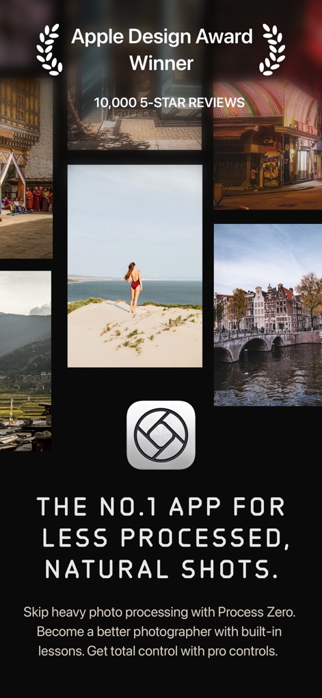 Halide Mark II - Pro Camera - L'application, lauréate de l'Apple Design Award, propose des leçons de photographie complètes et le mode Process Zero pour des clichés plus naturels et moins traités.