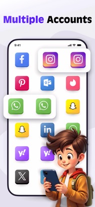Multiple Accounts: Clone App screenshot 1