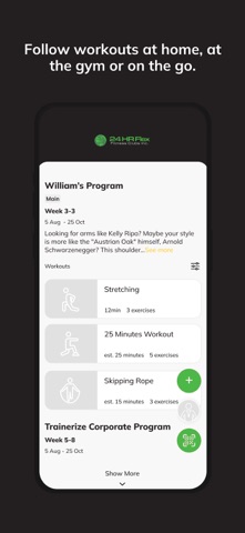 Flex Fitness Clubs iPhone screenshot