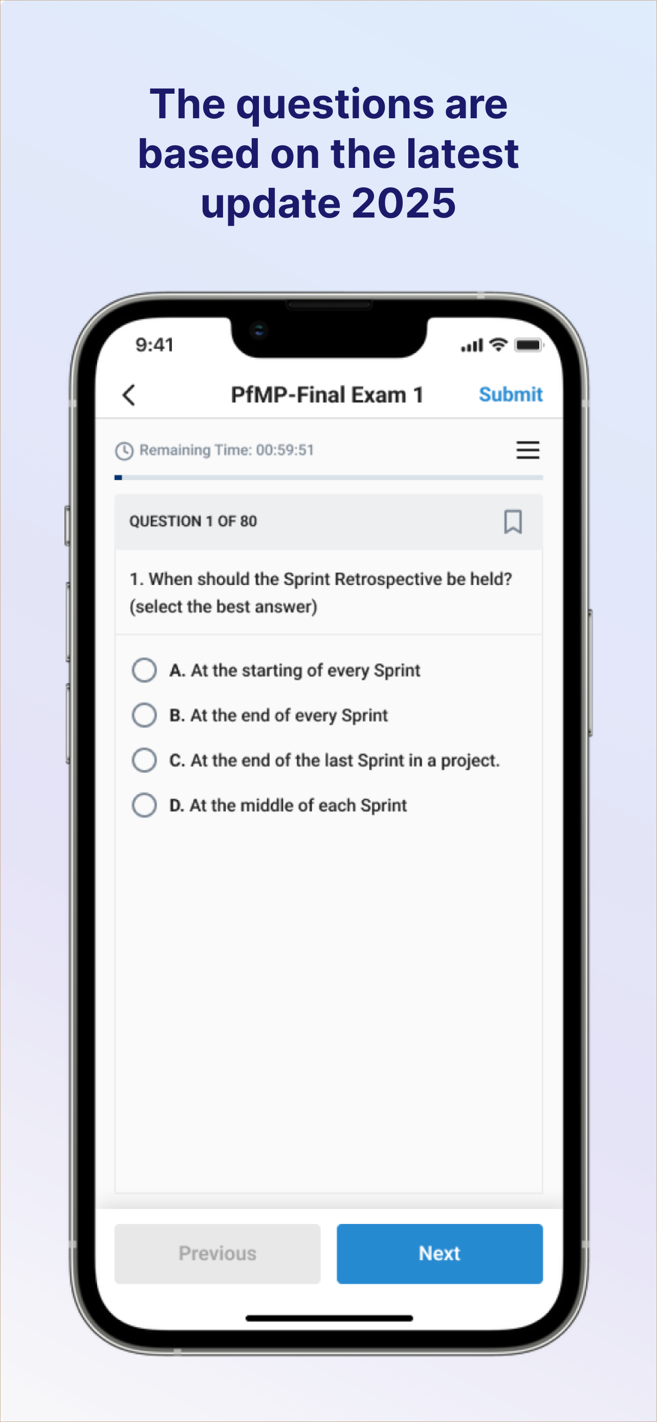 PfMP Exam Simulator