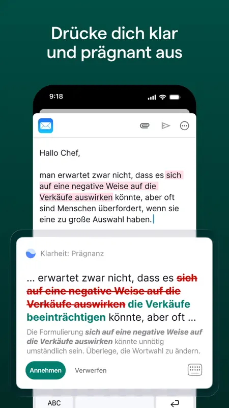 Grammarly: KI-Tastatur screenshot 6 of 10