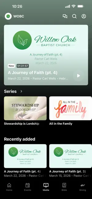 Willow Oak Baptist Church screenshot 3