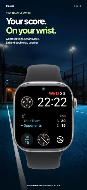 Traicker: Padel & Tennis Score screenshot 3