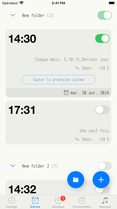 Screenshot #2 pour Alarme & Minuteur