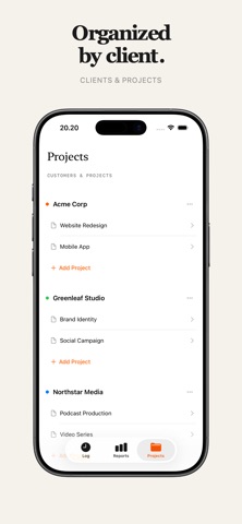 clockd — Time Tracker Screenshot 5 of 5