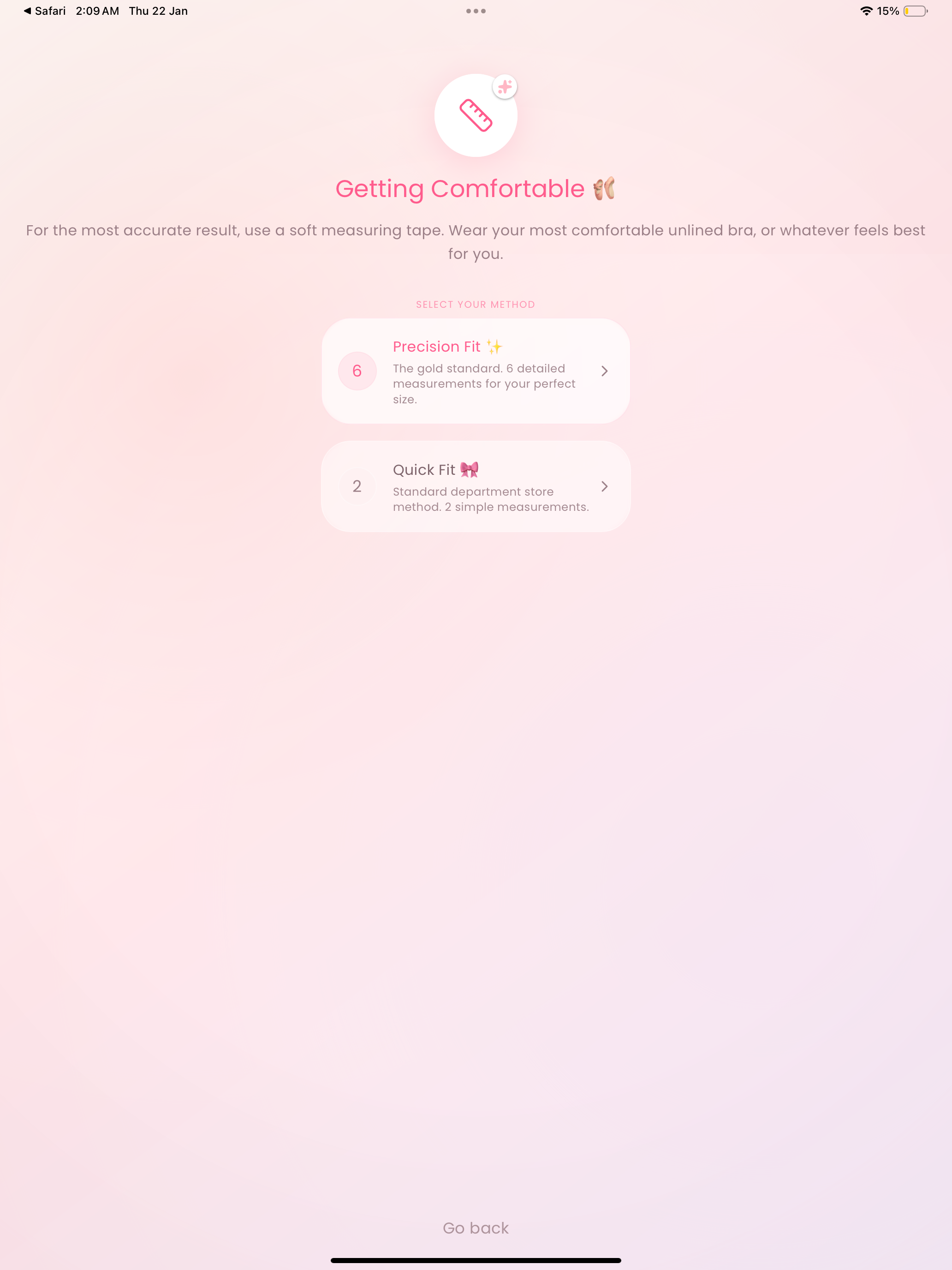 Bra Size Fit Calculator
