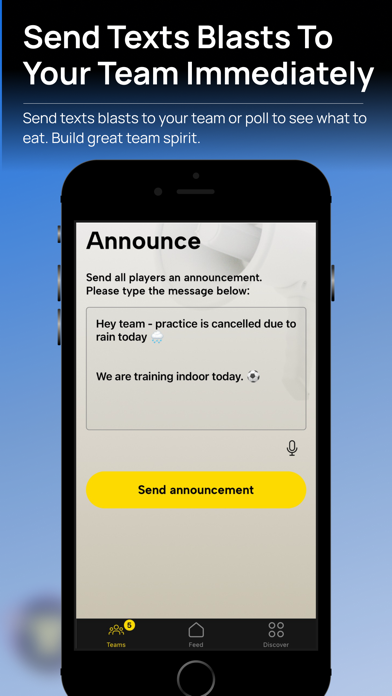 Ultrain Soccer Team Management Screenshot