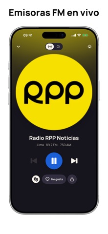 Radios de Perú en vivo FM AM screenshot