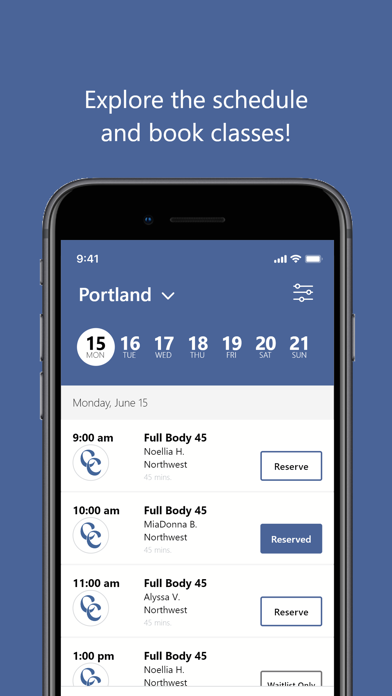 The Core Collective iPhone screenshot 3 - Health & Fitness app