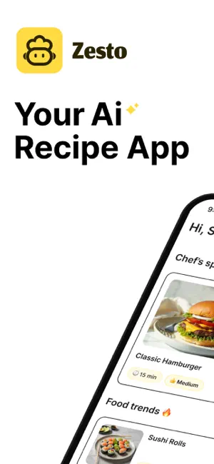 Cooking Assistant AI - Zesto screenshot 1