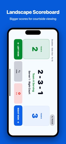 Pickleball Score Keeper - Dink Screenshot 2 of 3