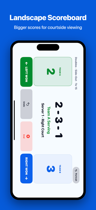 Pickleball Score Keeper - Dink Screenshot 2 of 3