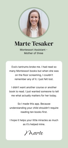 Montessori Habits screenshot