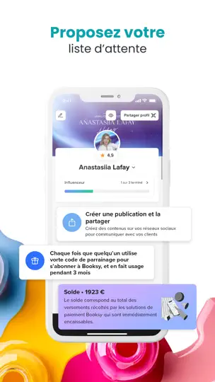 Capture d'écran de Booksy Biz: For Businesses sur iPhone 5
