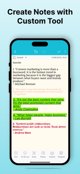 OziNotes: Write What Matters Screenshot 1 of 4