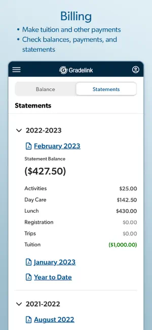 Gradelink Student/Parent App screenshot 7