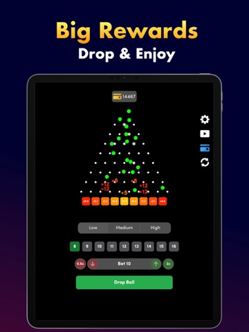 Plinko Pyramid Drop iPad screenshot