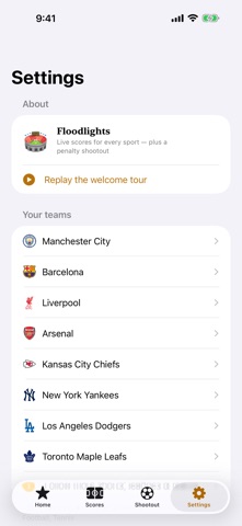 Floodlights: Live Scores Screenshot 10 of 10