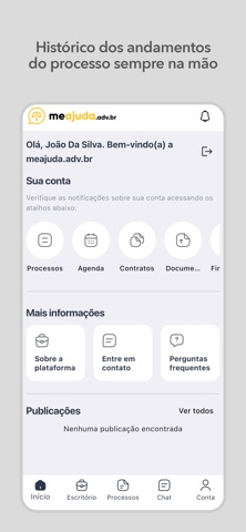 Meajuda ADV – Área do Cliente screenshot