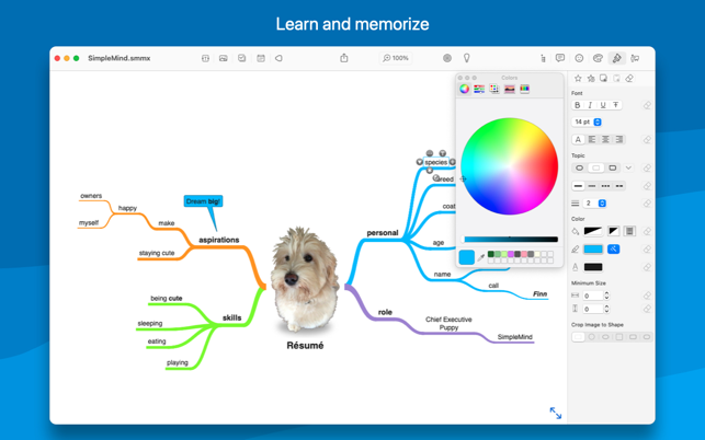 ‎SimpleMind − Mind Mapping Screenshot