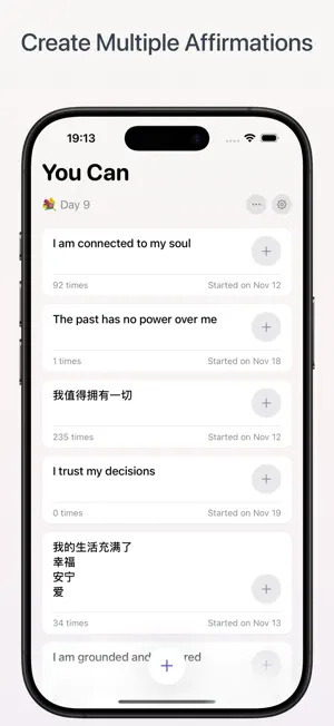 You Can —— Self Affirmations screenshot 1