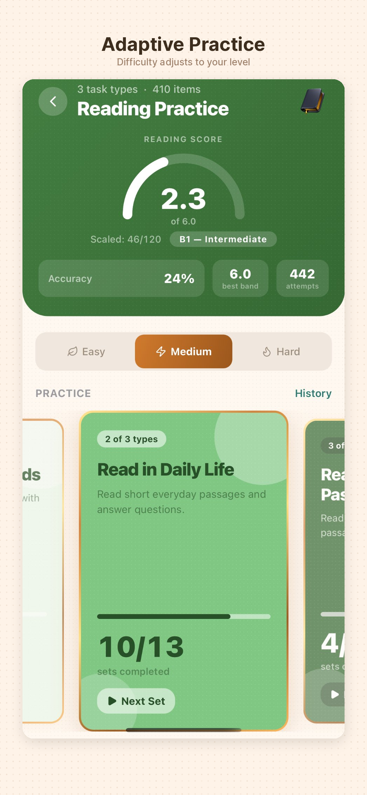 Prepclass - TOEFL Prep 2026 screenshot 3