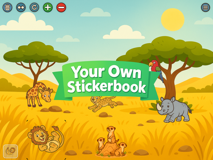 Animal Stickerbook