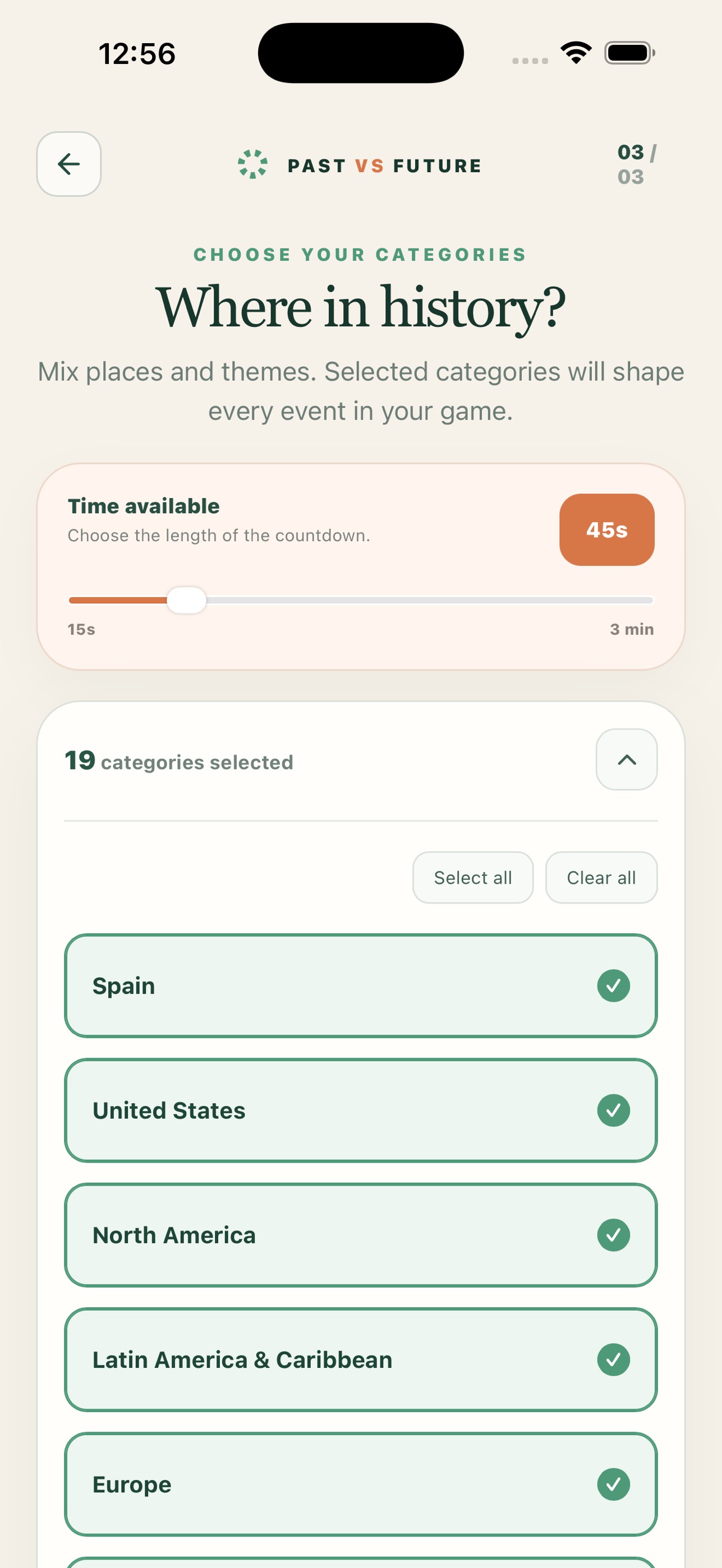 Screenshot 4 of Past vs Future: History Quiz