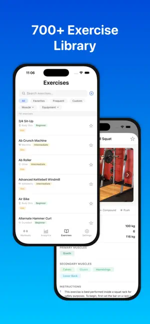 BaseLift: Workout Tracker screenshot 2