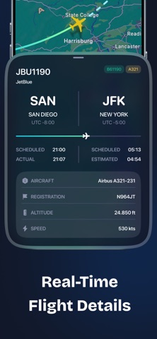 Sky Radar: Live Flights Screenshot 2 of 6