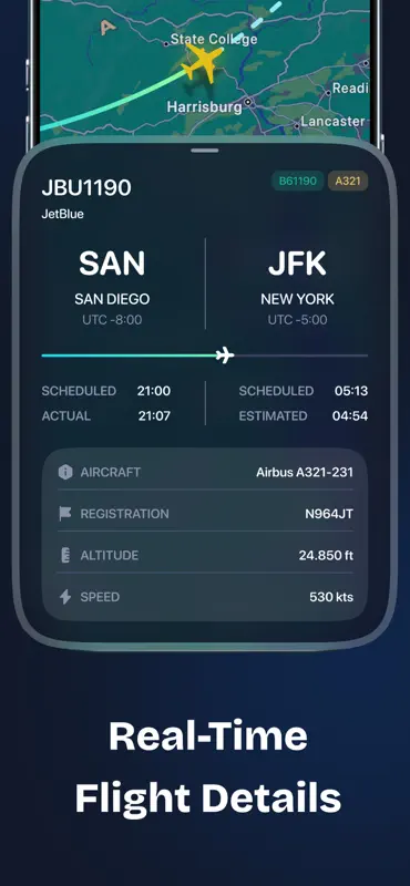 Sky Radar: Live Flights screenshot 2 of 6