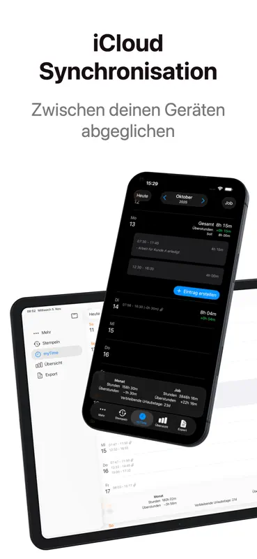 myTime - Zeiterfassung screenshot 6 of 9