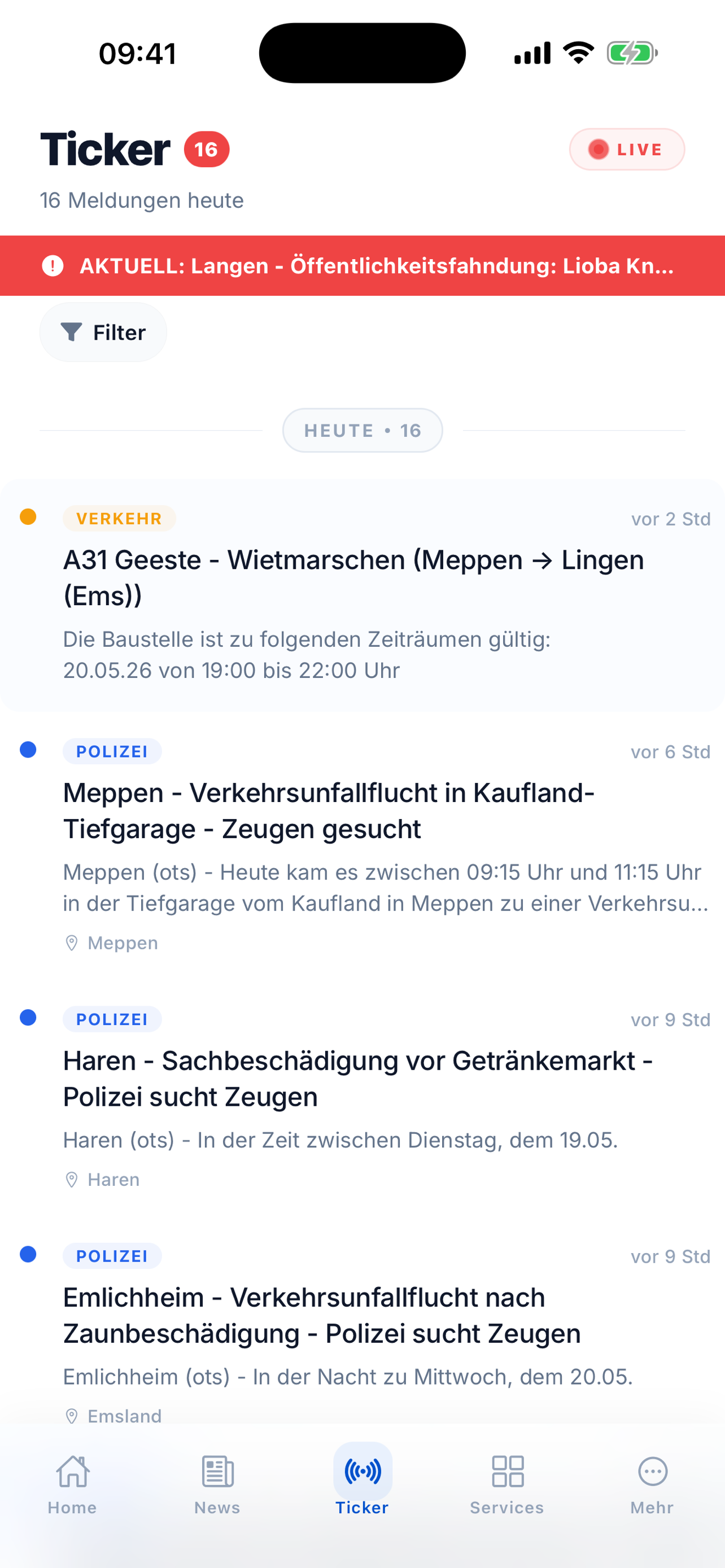 MeinEmsland screenshot 5