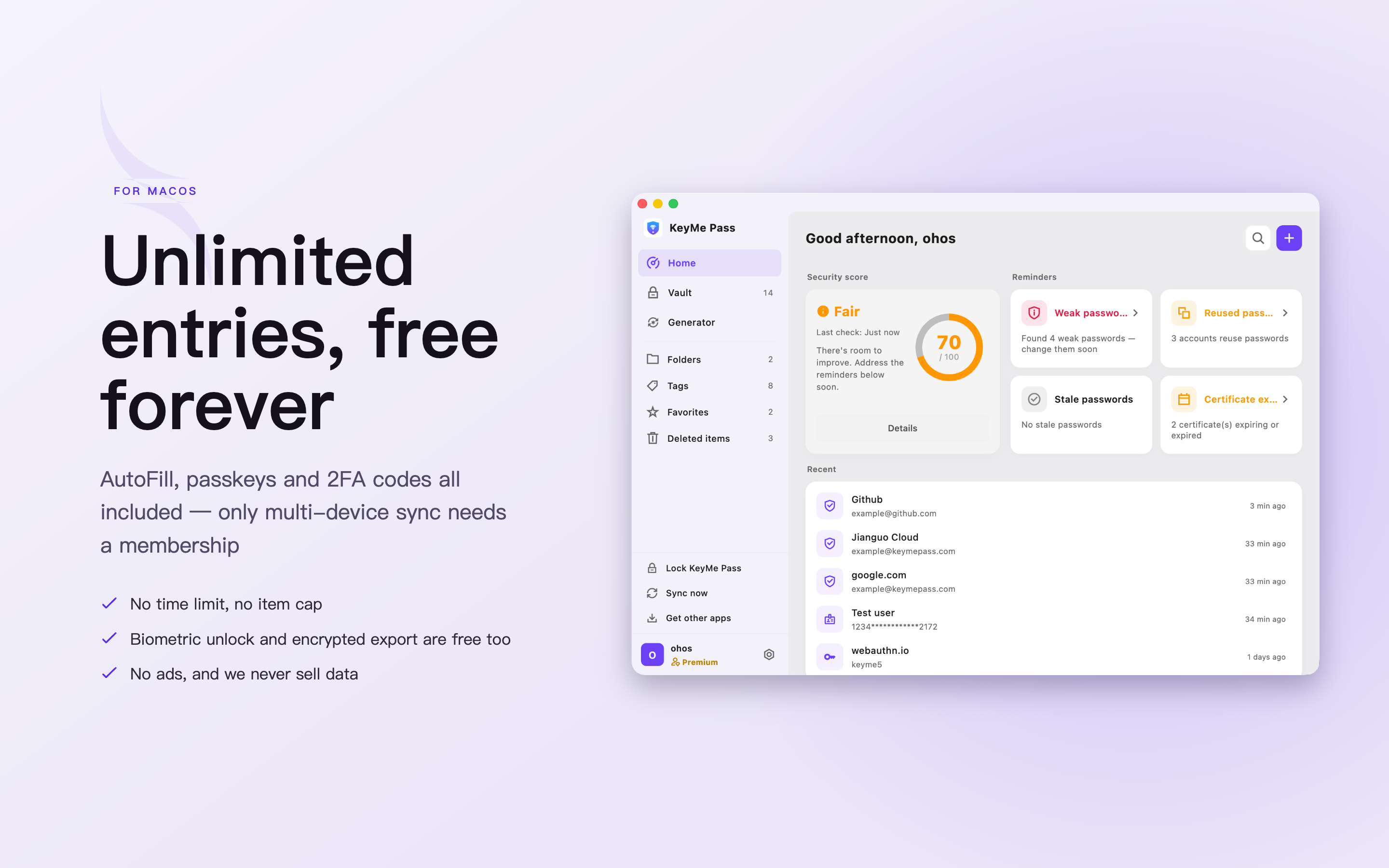 KeyMe Pass - Password Manager screenshot 13
