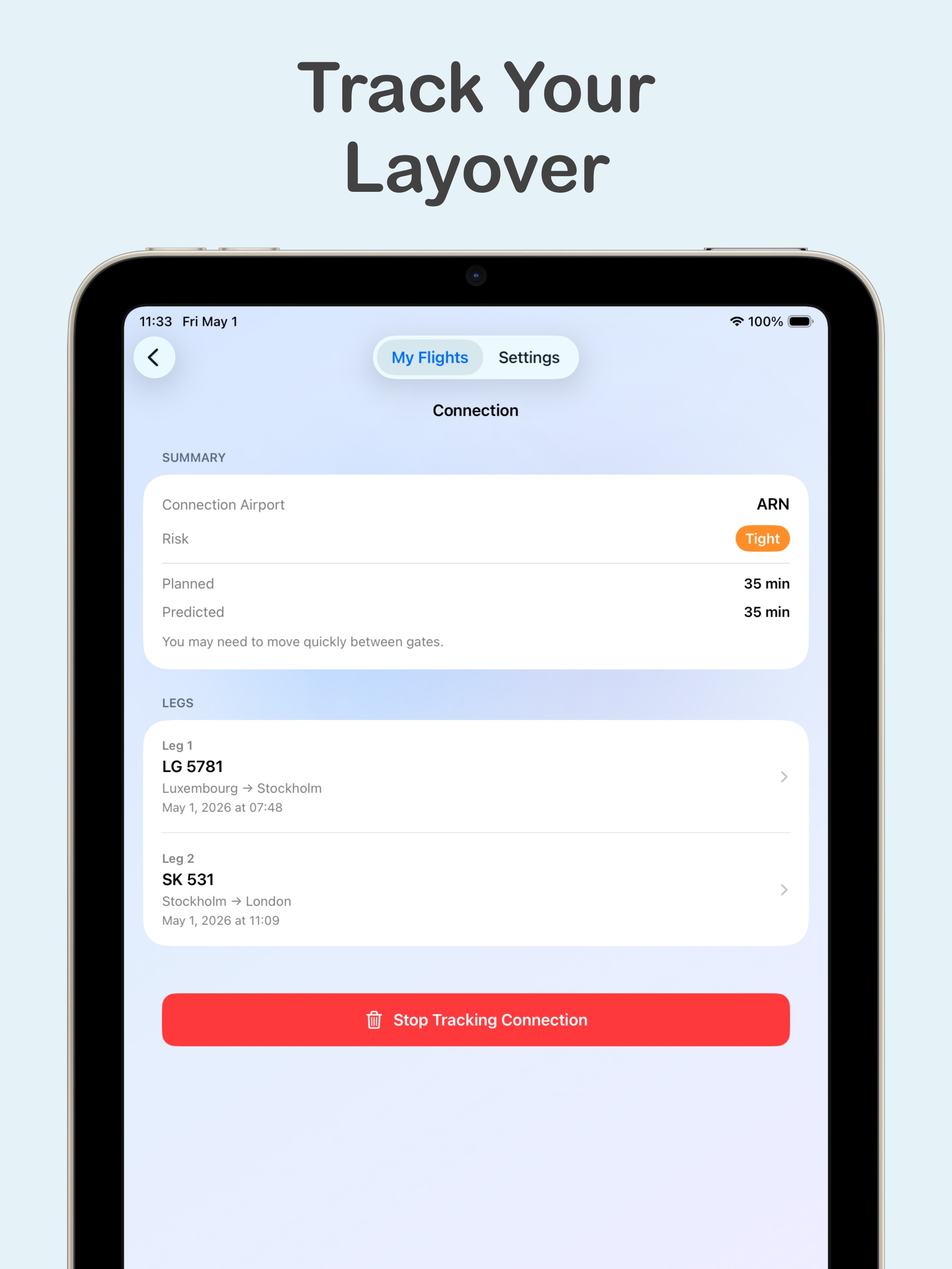 FlightPing: Flight Tracker screenshot 11