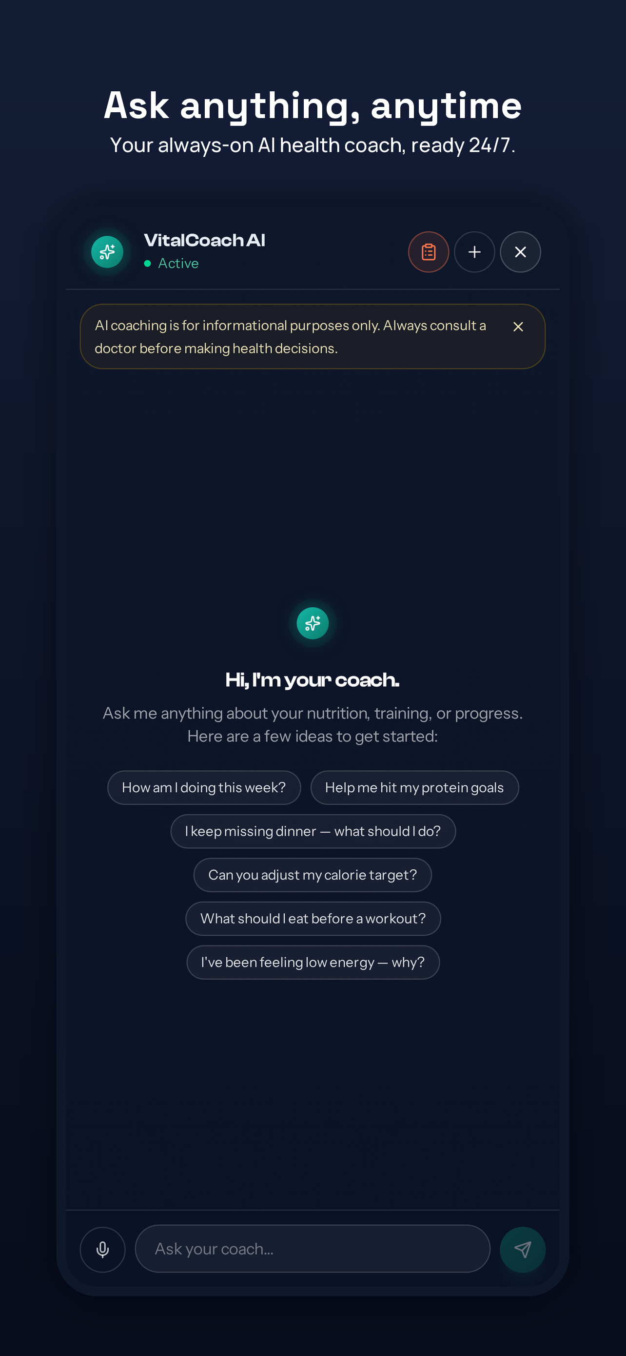VitalCoach AI screenshot 5