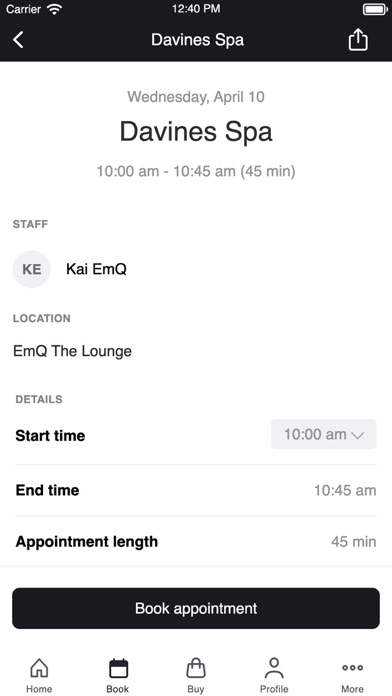 The Lounge Hair Salon Screenshot