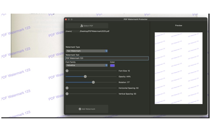 PDF Watermark Protector screenshot 4