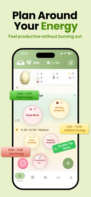 ZoBud: Daily Planner & Energy screenshot 1