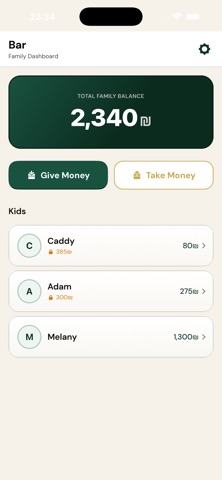 KidiBank screenshot